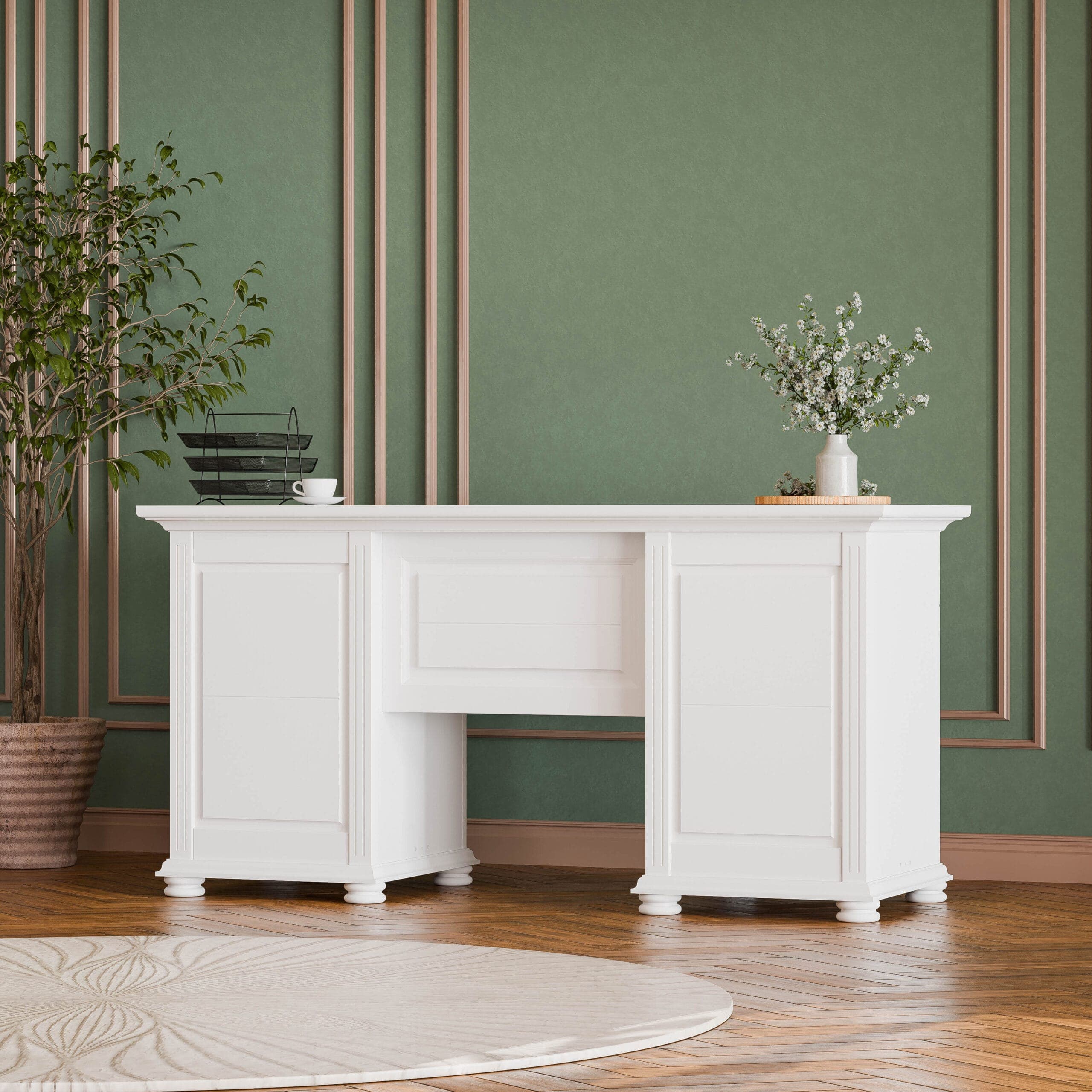 „Skagen” íróasztal 2 testrésszel, 160 x 70 cm